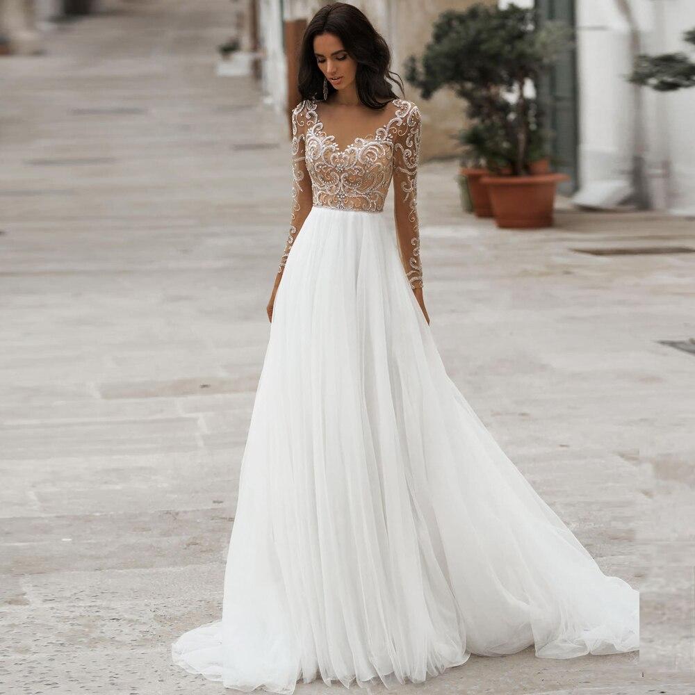 Robe de mariée romantique boheme