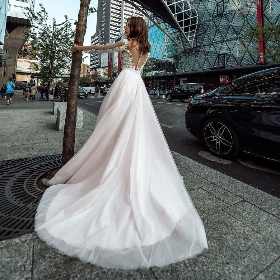 Robe de mariée romantique boheme