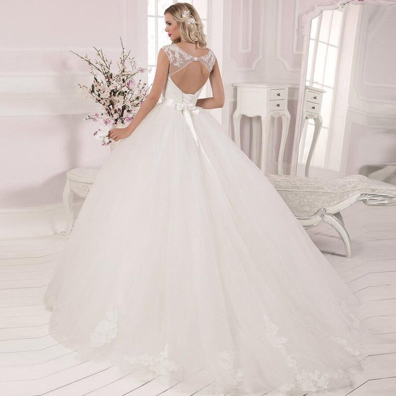 Robe de mariée romantique bohème