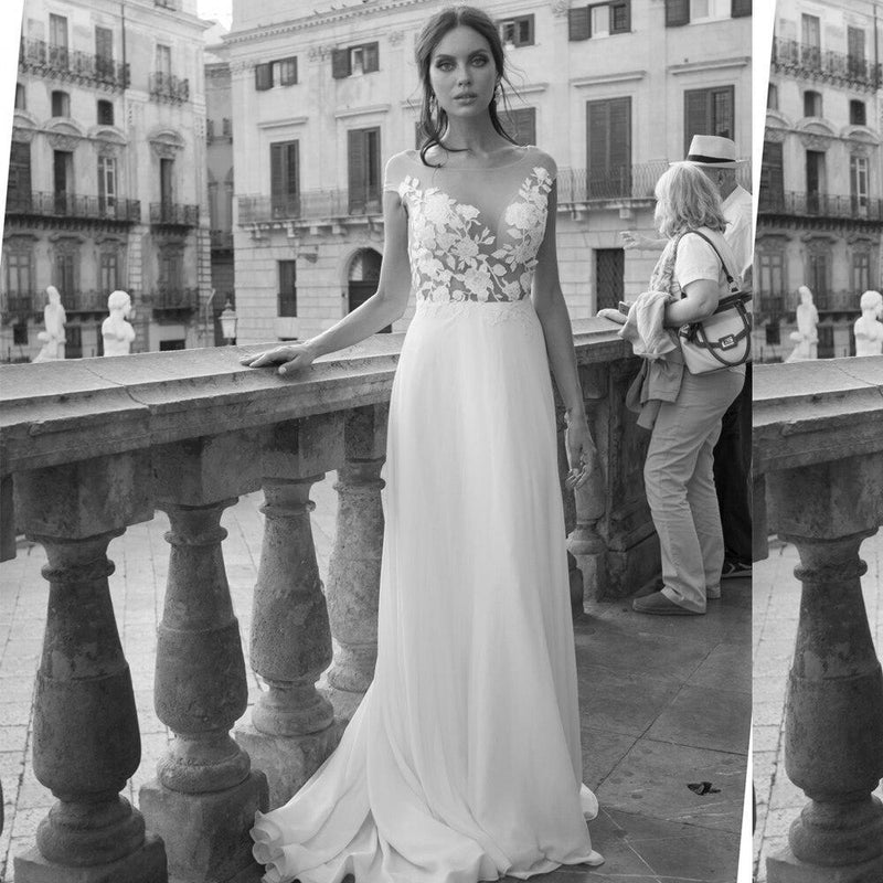 Robe de mariée romantique bohème irlande