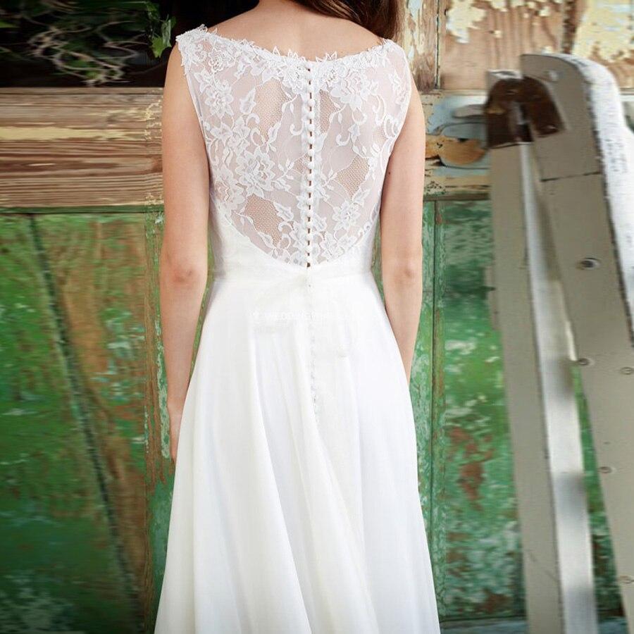 Robe de mariée simple bohème chic