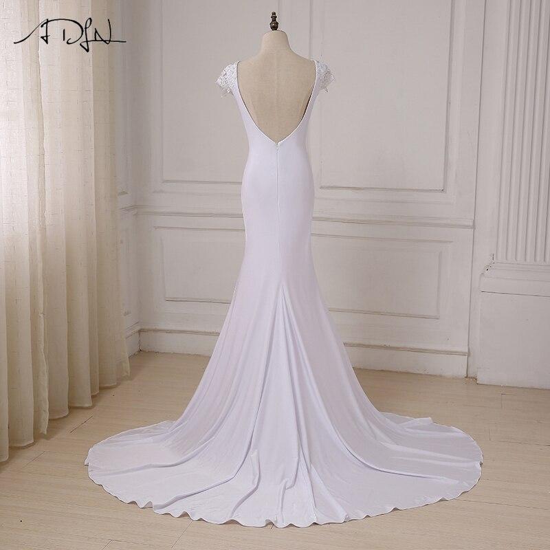 Robe de mariée simple bohème chic