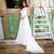 Robe de mariée simple bohème chic