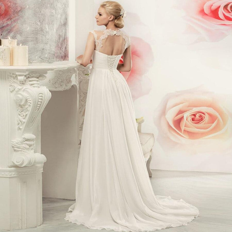 Robe de mariée style bohème romantique