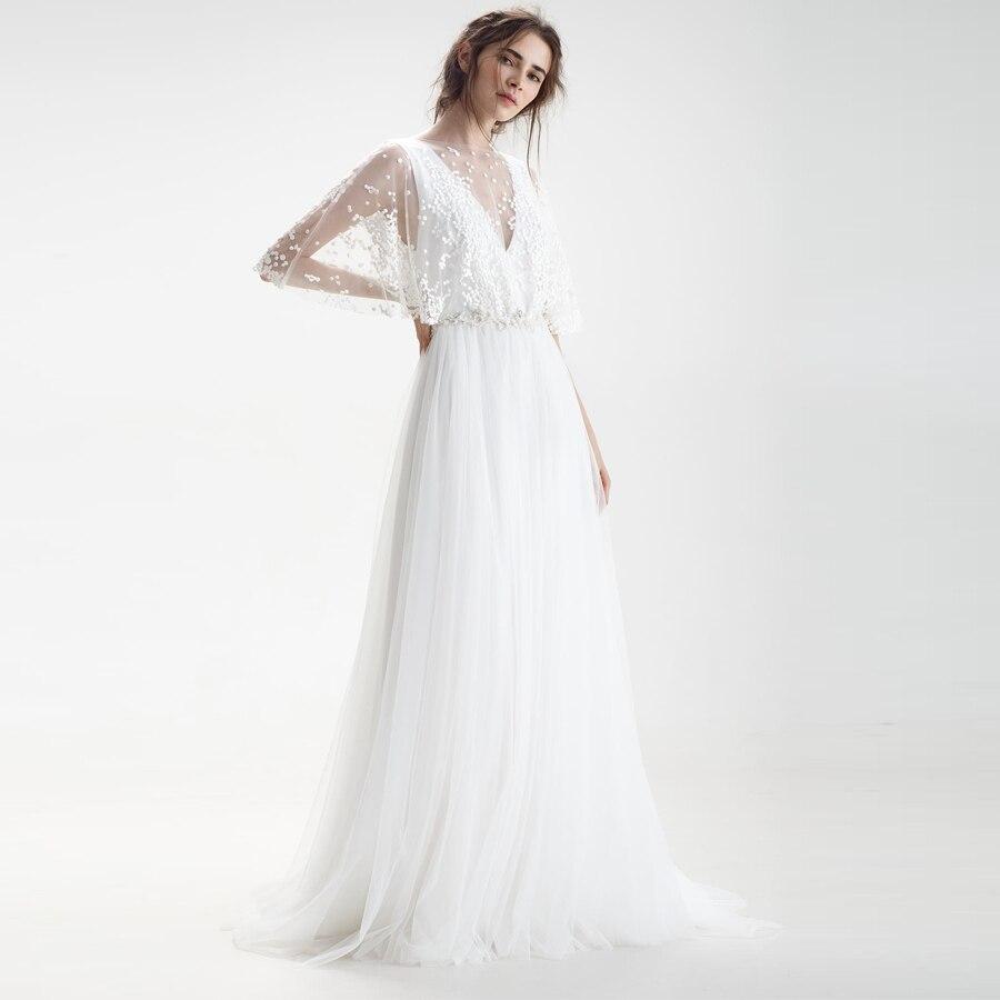 Robe de mariée style hippie