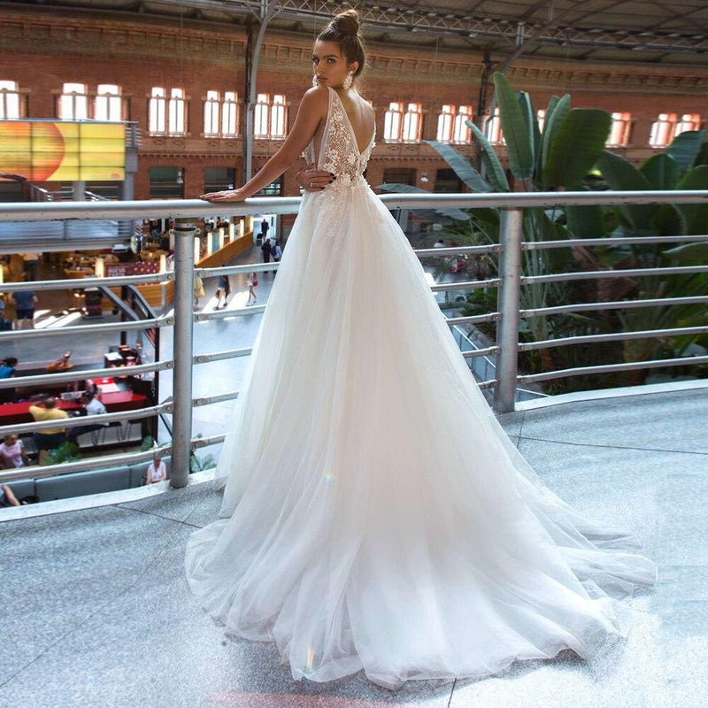 Robe de mariée vintage boheme chic