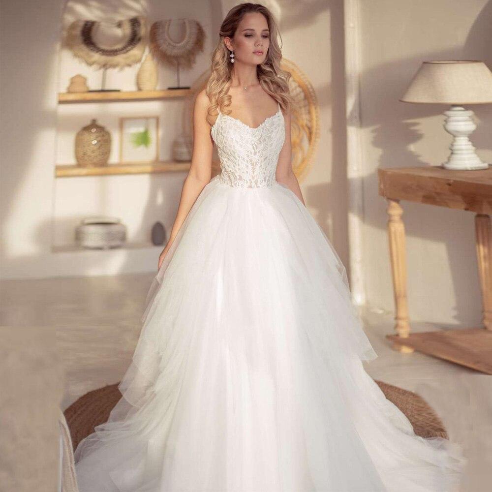 Robe de mariée vintage boheme décolté