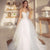 Robe de mariée vintage boheme décolté