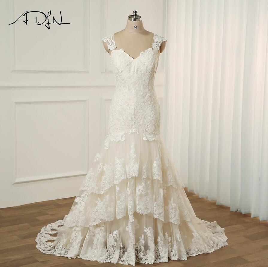 Robe de mariée vintage hippie chic - Blanc / 32