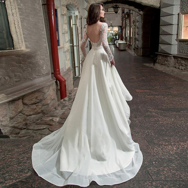 Robe de mariés bohème chic