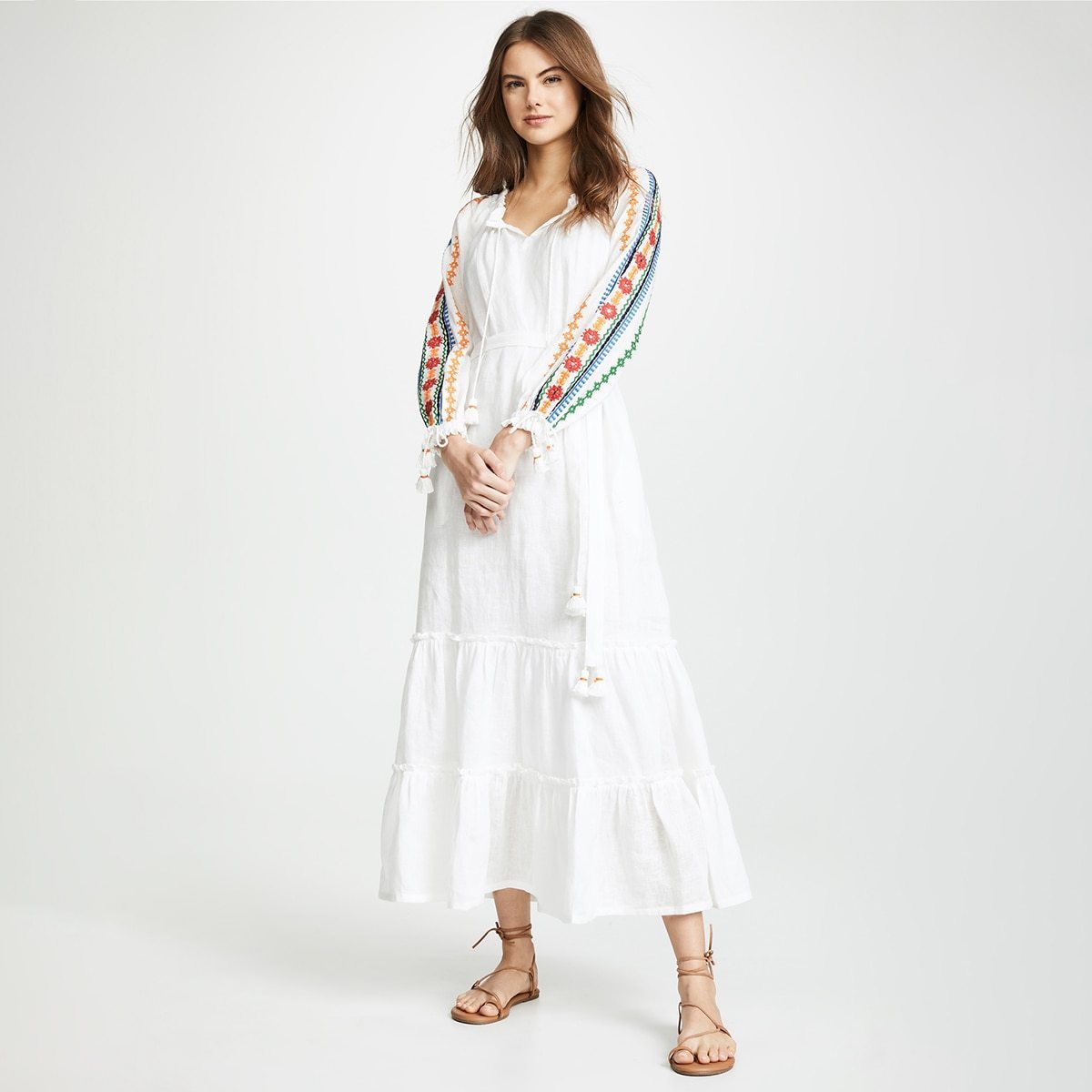 Robe de soiree boheme blanche