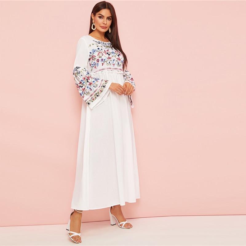 Robe d’Eté Blanche Bohème