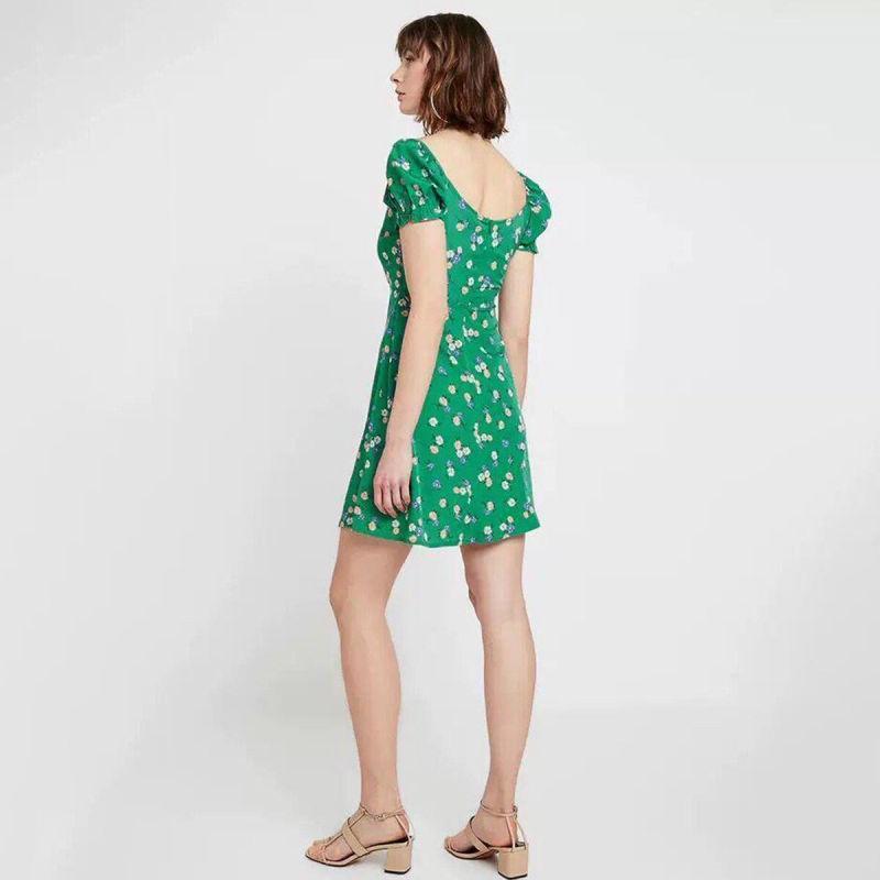 Robe Esprit Hippie Bohème - Vert / S