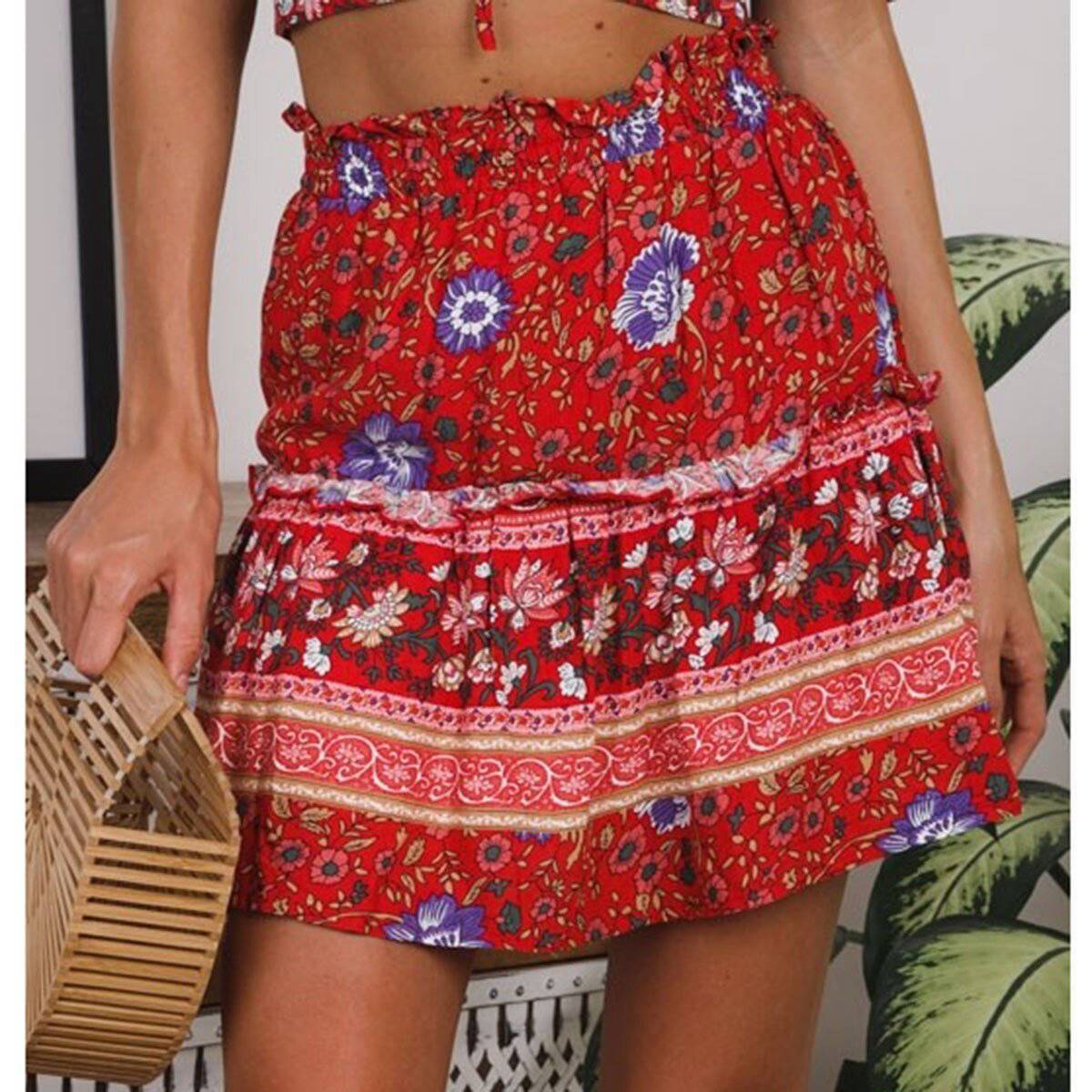 Robe Hippie Bordeaux