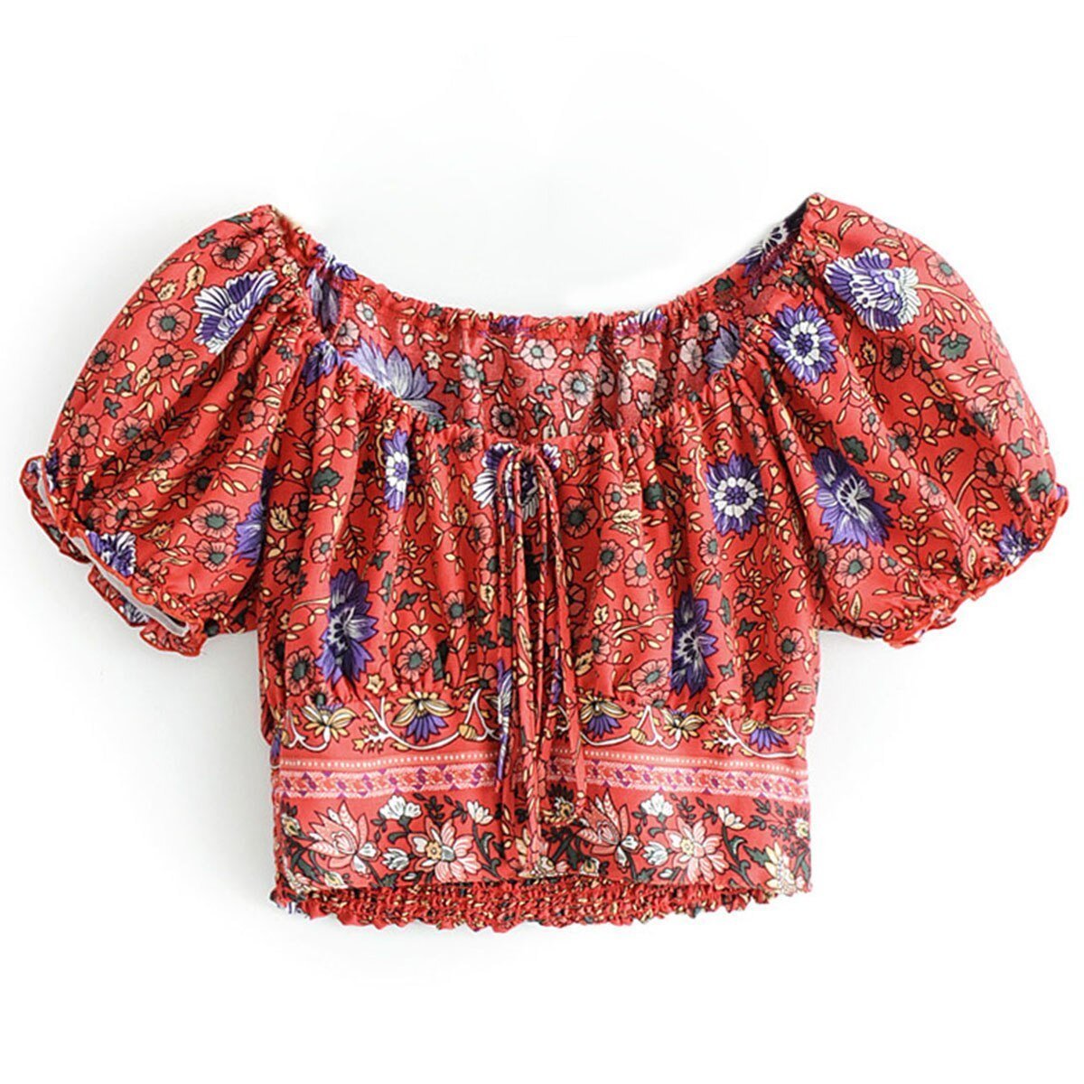 Robe Hippie Bordeaux