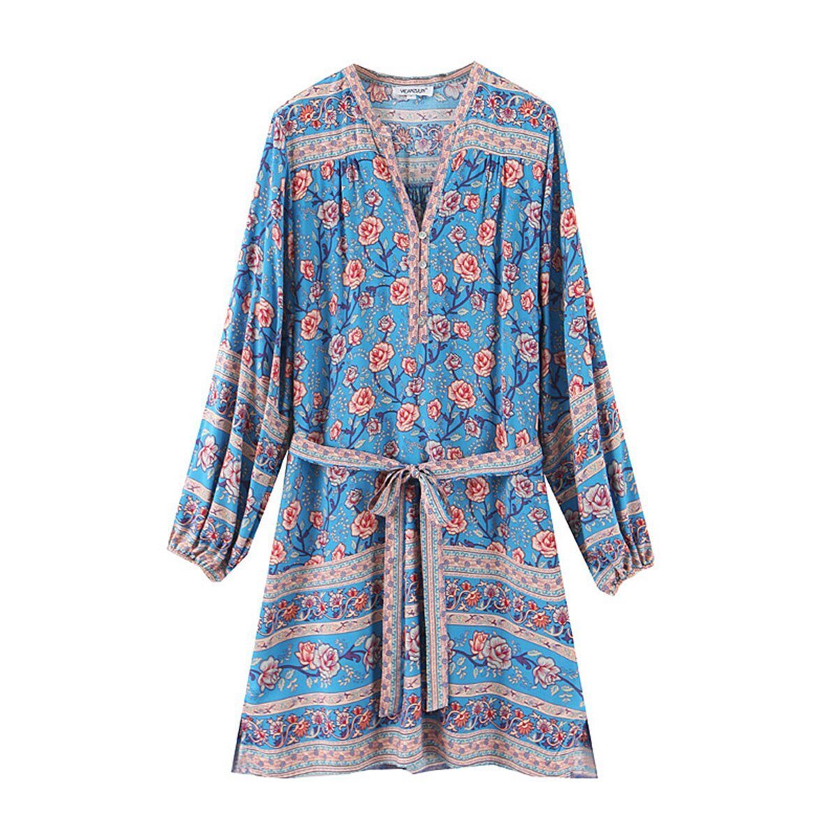 Robe Hippie Chic Turquoise