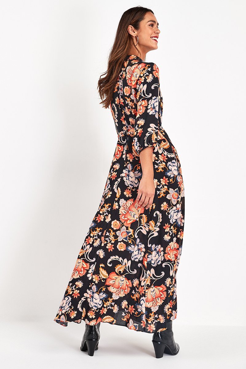 Robe Hippie Folk - Noir / S