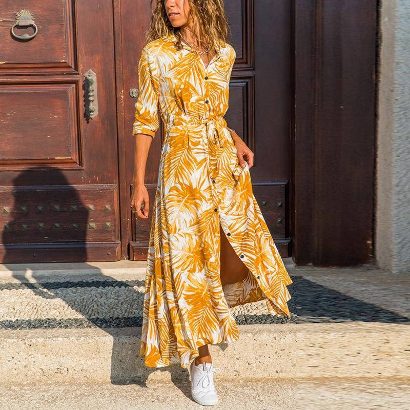Robe Hippie Girl - Jaune / S