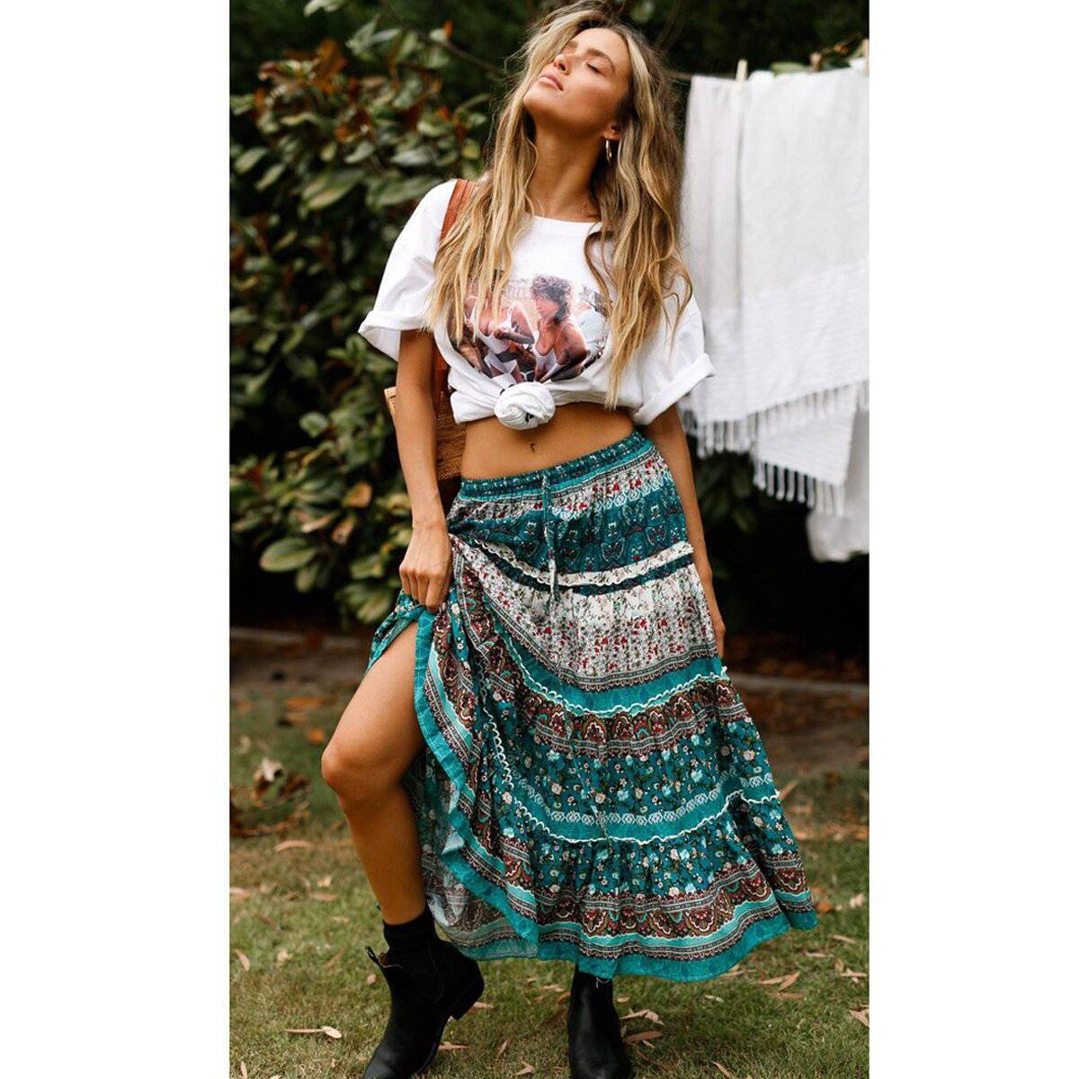 Robe Hippie Mi Longue