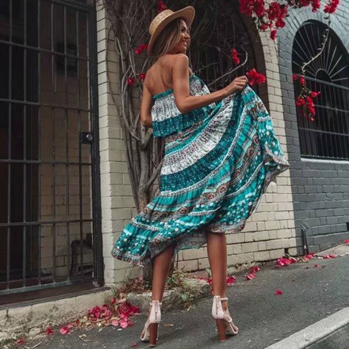 Robe Hippie Mi Longue
