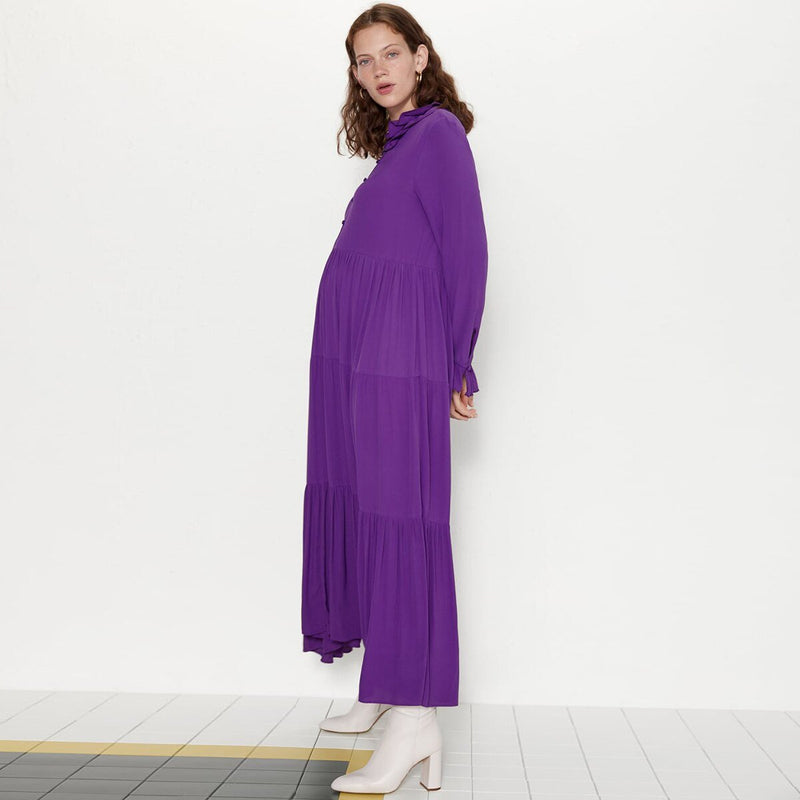 Robe Hiver Hippie Chic - Violet / XS
