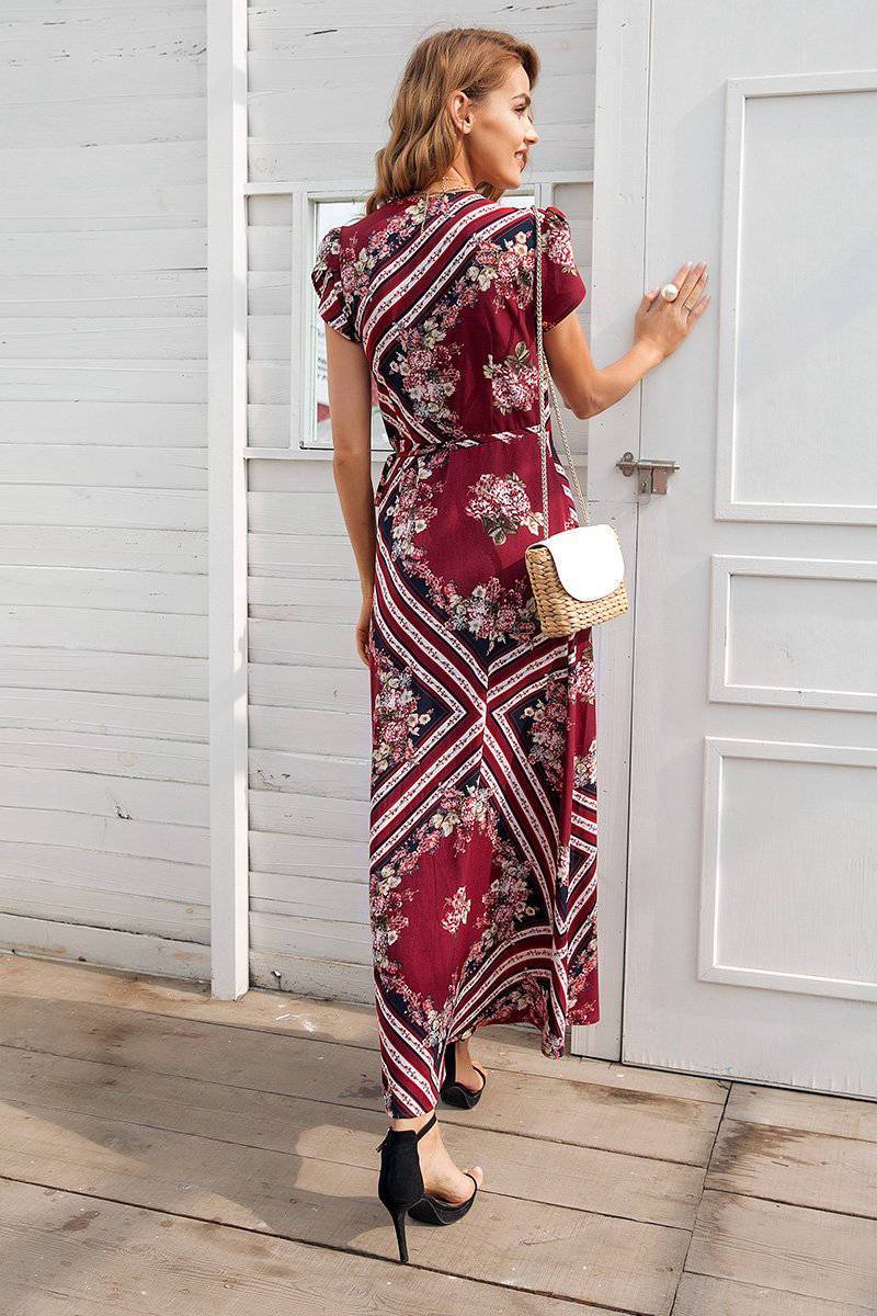 Robe Longue Bohème Automne