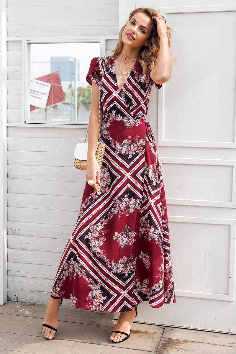 Robe Longue Bohème Automne