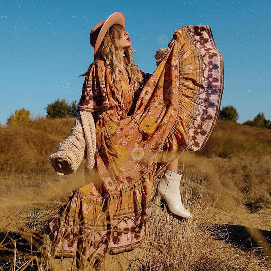 Robe Longue Boheme Chic