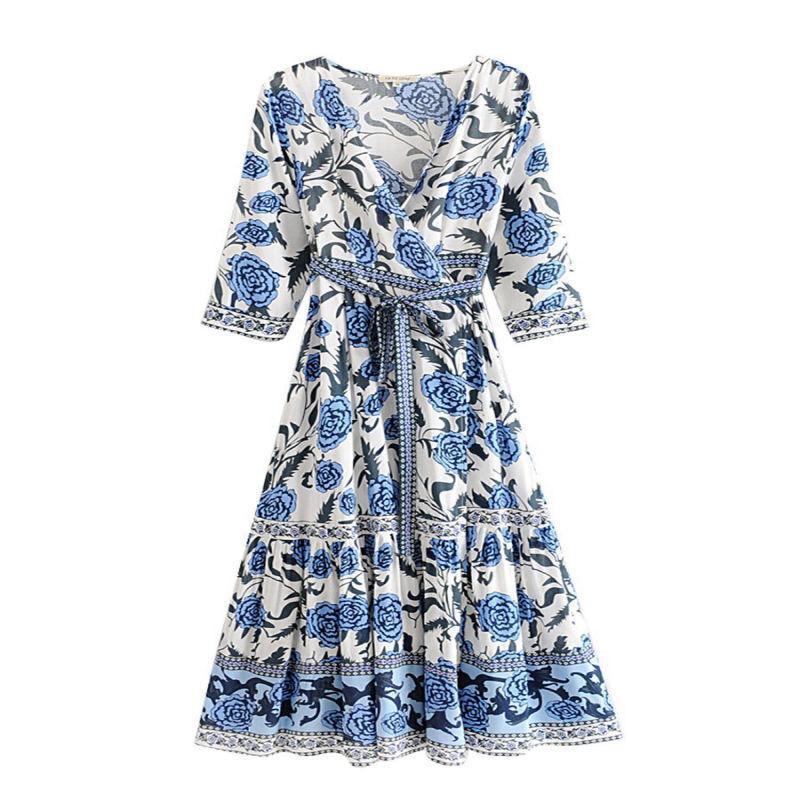 Robe Longue Bohème Chic été 2018