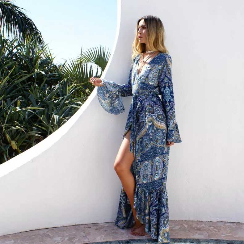 Robe Longue Boheme Chic Femme