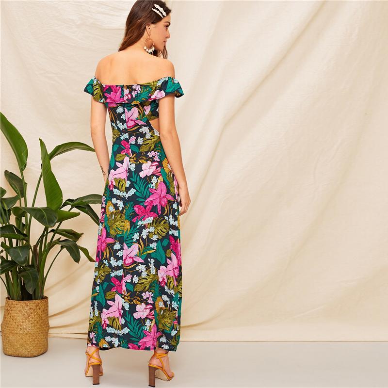 Robe Longue Bohème Chic Fleurie