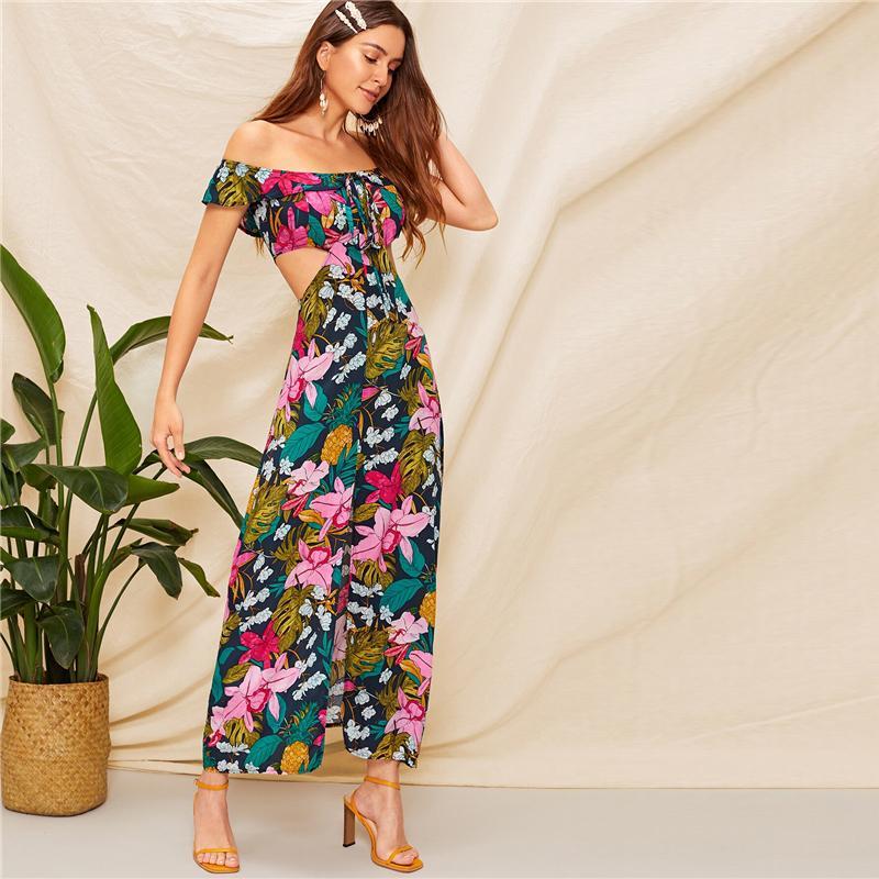 Robe Longue Bohème Chic Fleurie