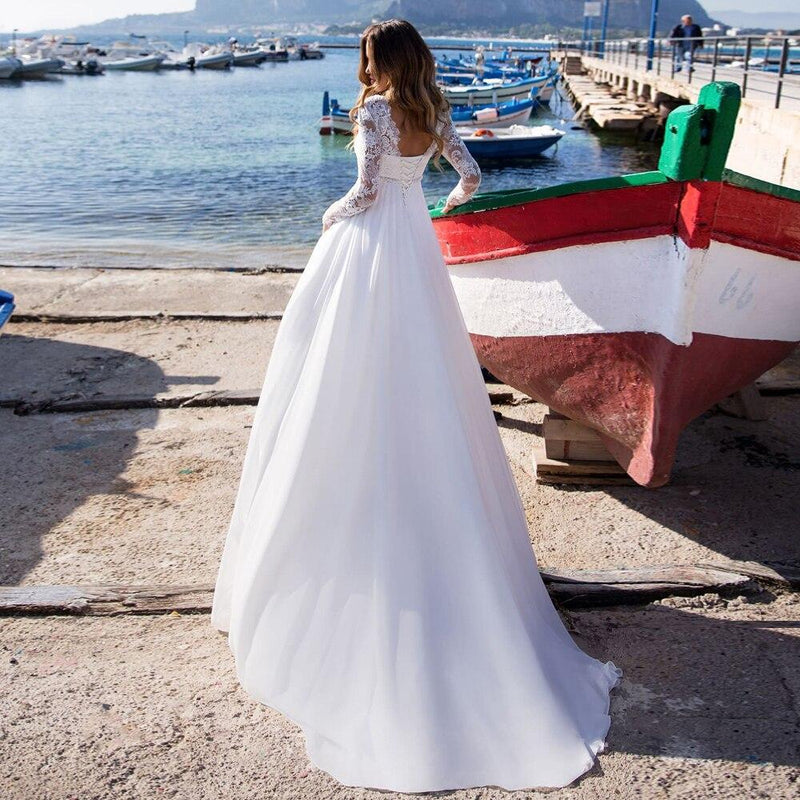 Robe longue boheme chic pour mariage