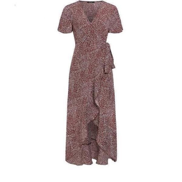 Robe Longue Bohème En Coton