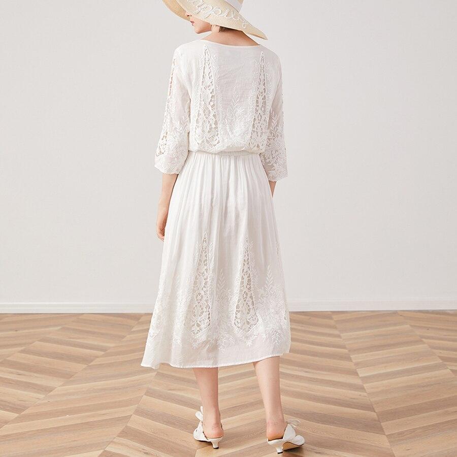 Robe Longue Bohème en Dentelle