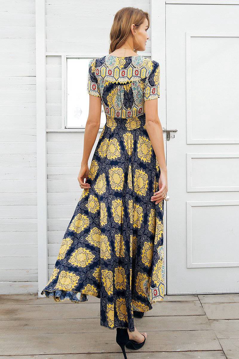 Robe Longue Bohème Ethnique