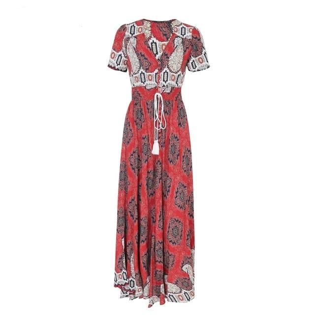 Robe Longue Bohème Ethnique