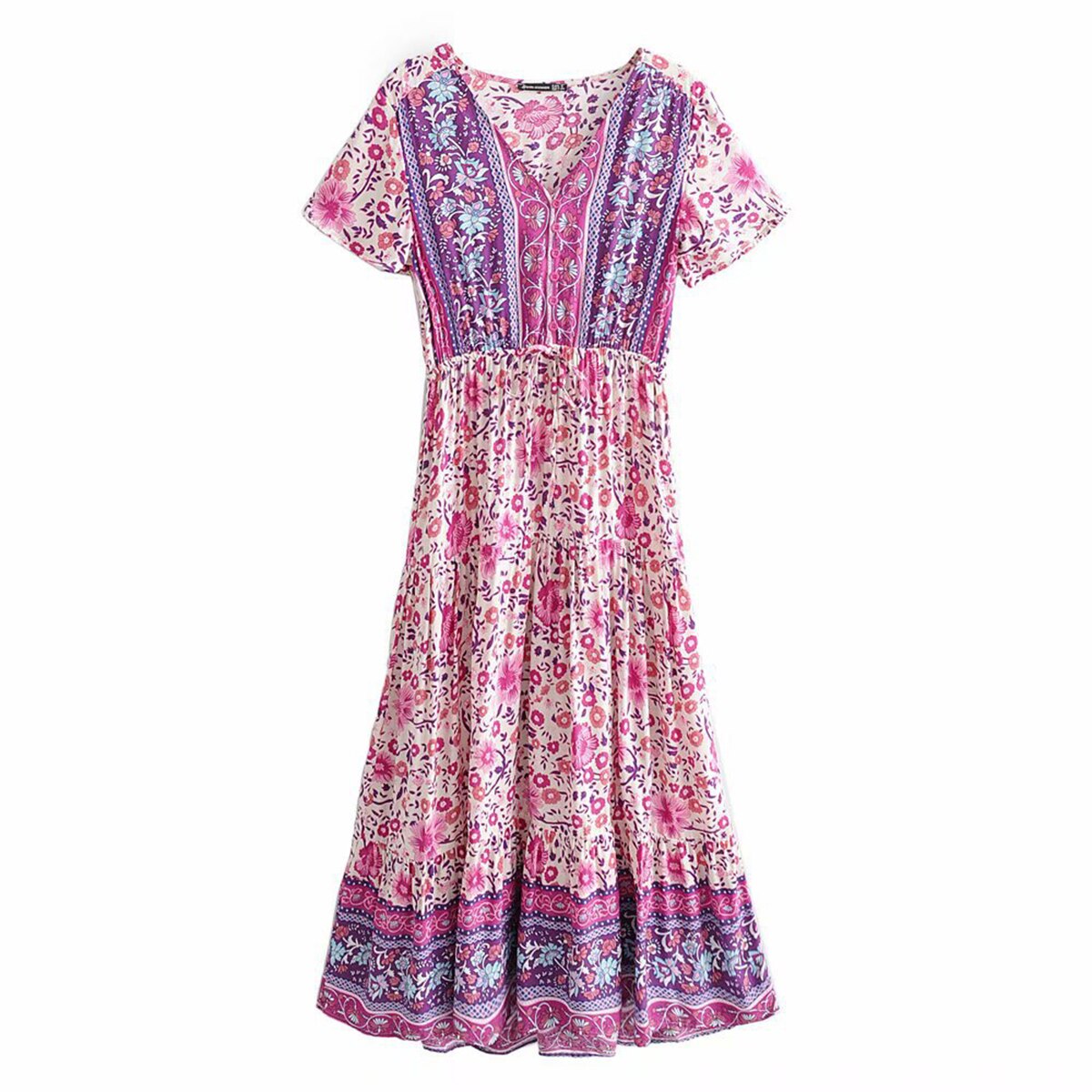 Robe longue boheme ethnique
