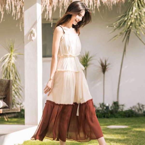 Robe Longue Boheme Hiver 2018 - Multi-couleur / S