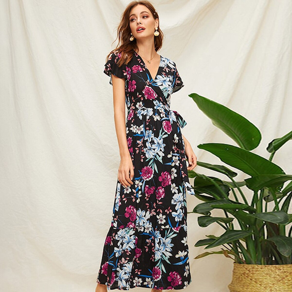 Robe longue boheme hiver 2020