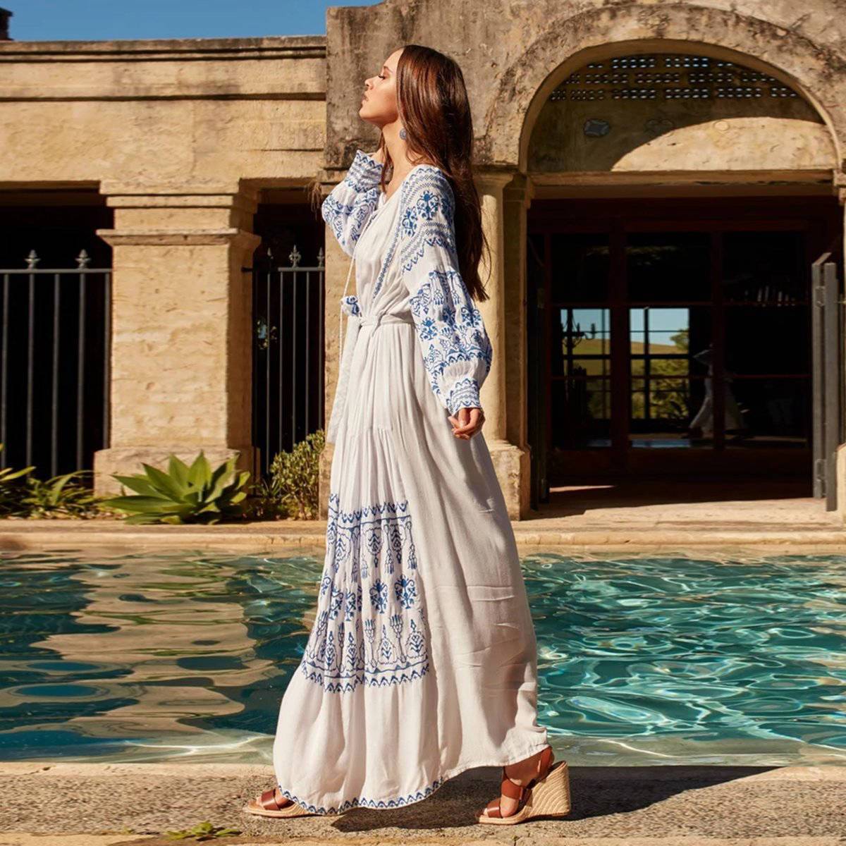 Robe Longue Bohème Hiver