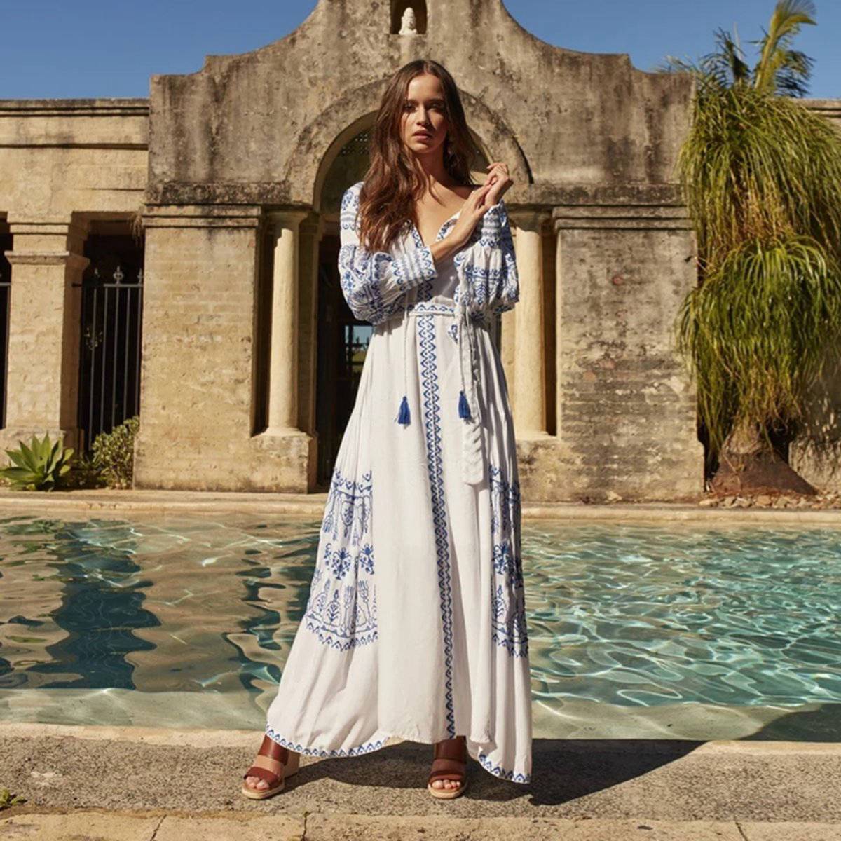 Robe Longue Bohème Hiver