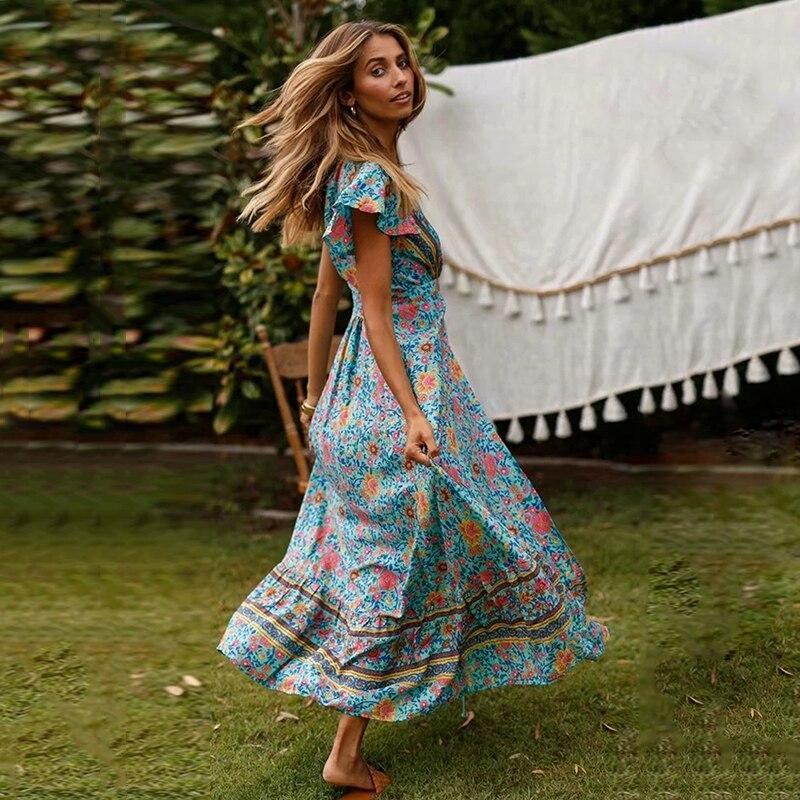 Robe Longue Bohème Indienne