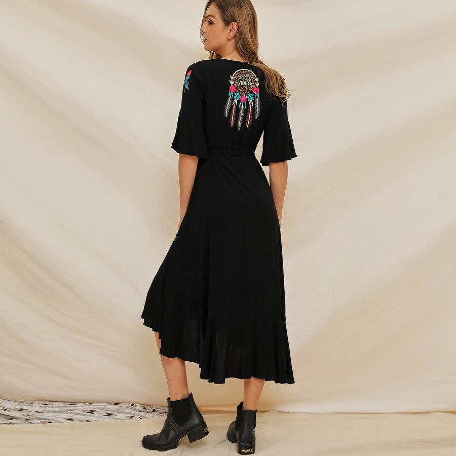 Robe Longue Boheme Noire