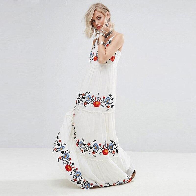 Robe longue boheme pas cher