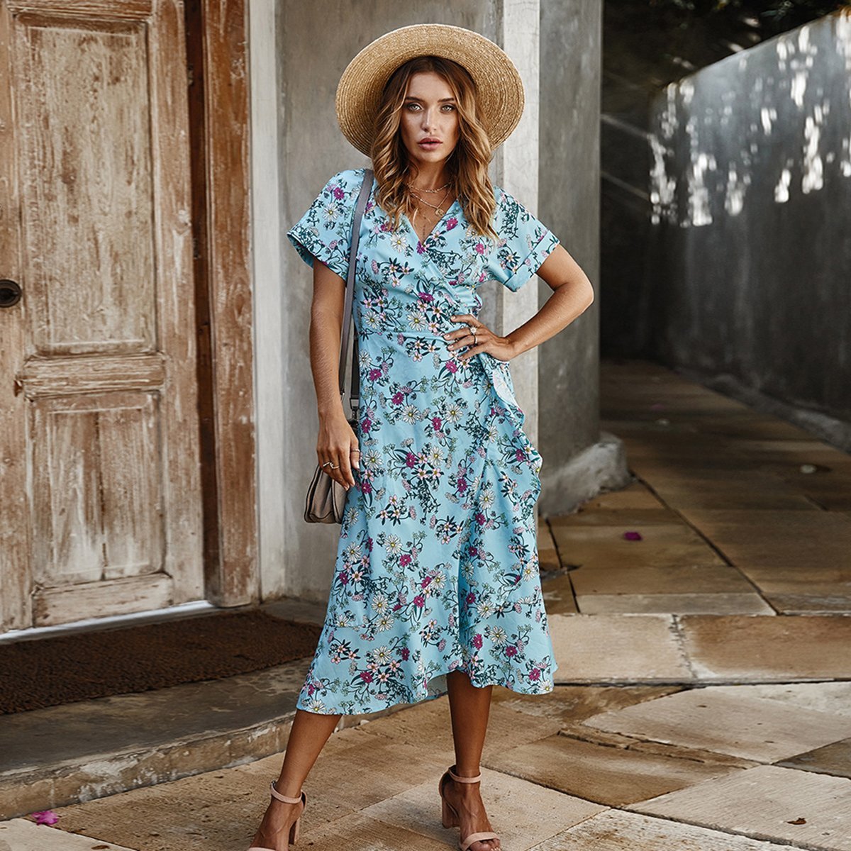 Robe longue boheme plage