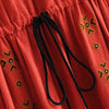 Robe Longue Bohème Style Chic Rouge