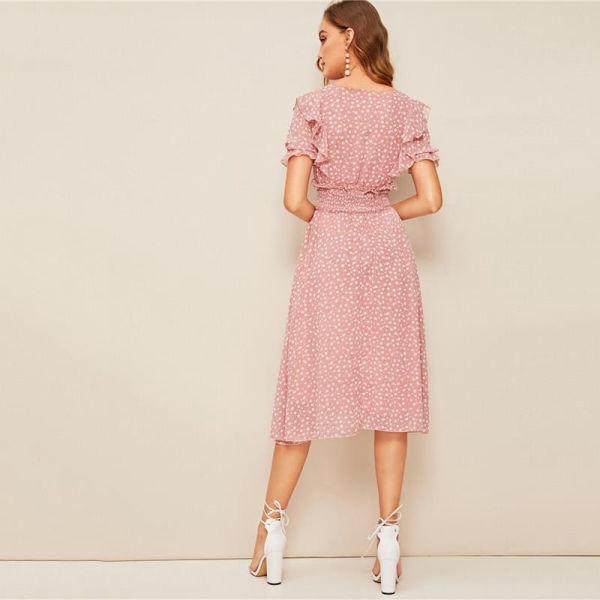 Robe Longue Bohème Vieux Rose