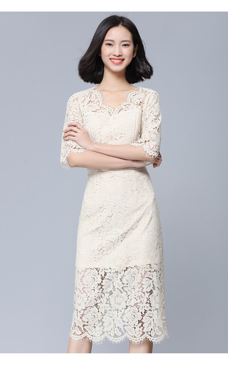 Robe Longue Dentelle Boheme Chic