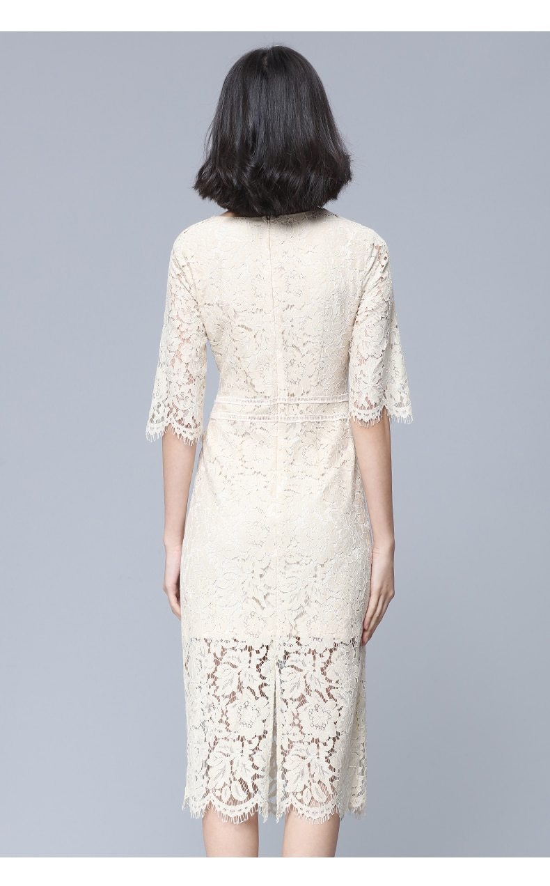 Robe Longue Dentelle Boheme Chic